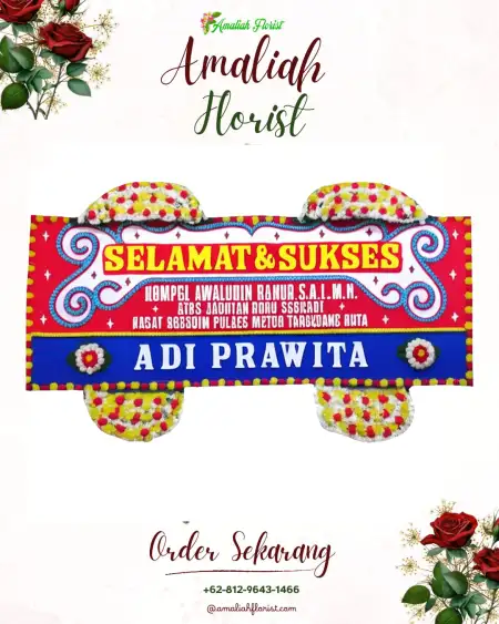 Papan Bunga Ucapan Selamat Laranganlor